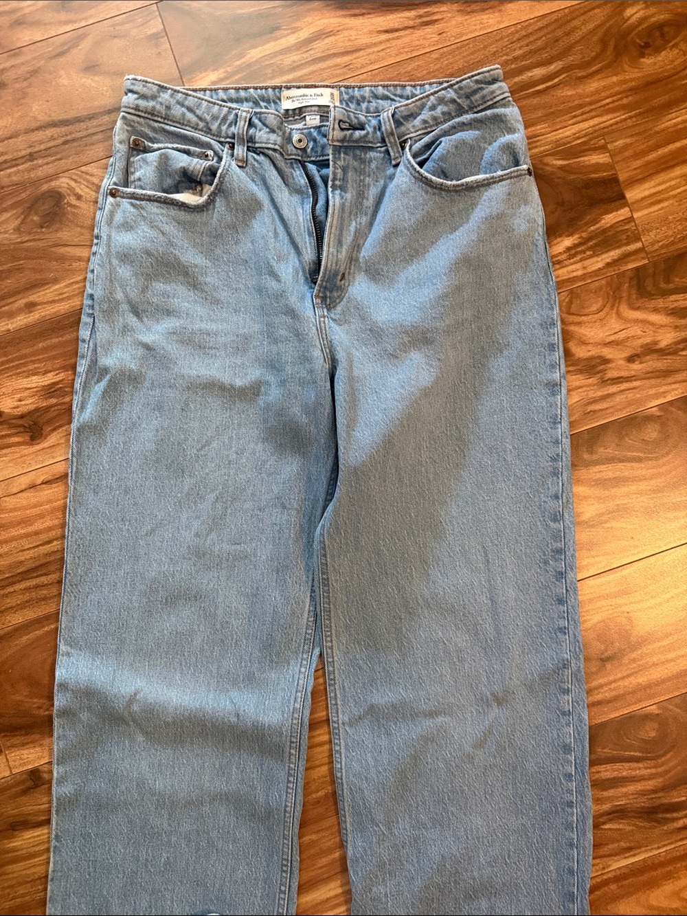 Abercrombie & Fitch High-Rise Light Blue Women's Jeans